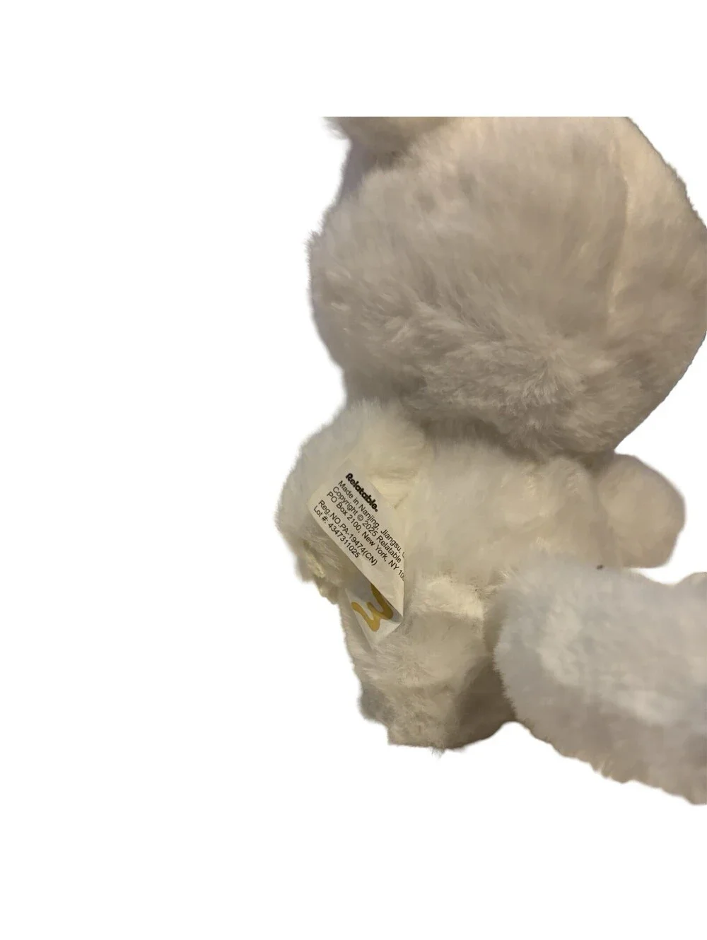 WabiSabi Kitty Club white plush 8”